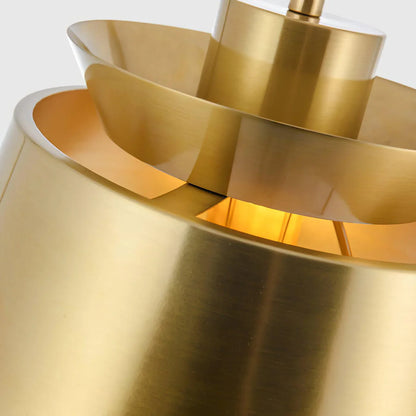 Moderne pendellampe med metalskærm