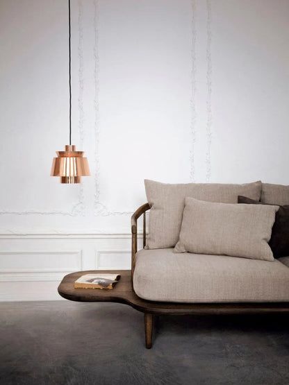 Moderne pendellampe med metalskærm