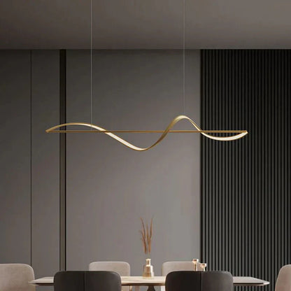 Pendellampe "Bølge" – moderne LED-lampe til spisebord eller køkkenø