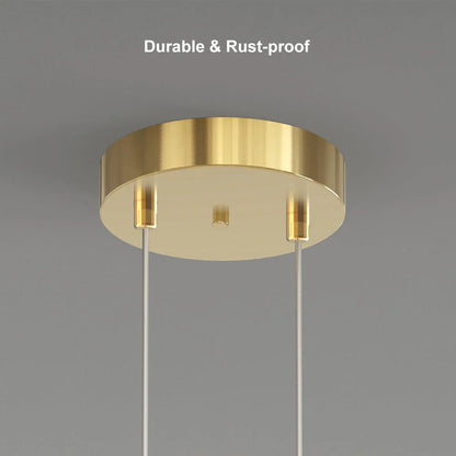 Moderne geometrisk pendellampe med LED