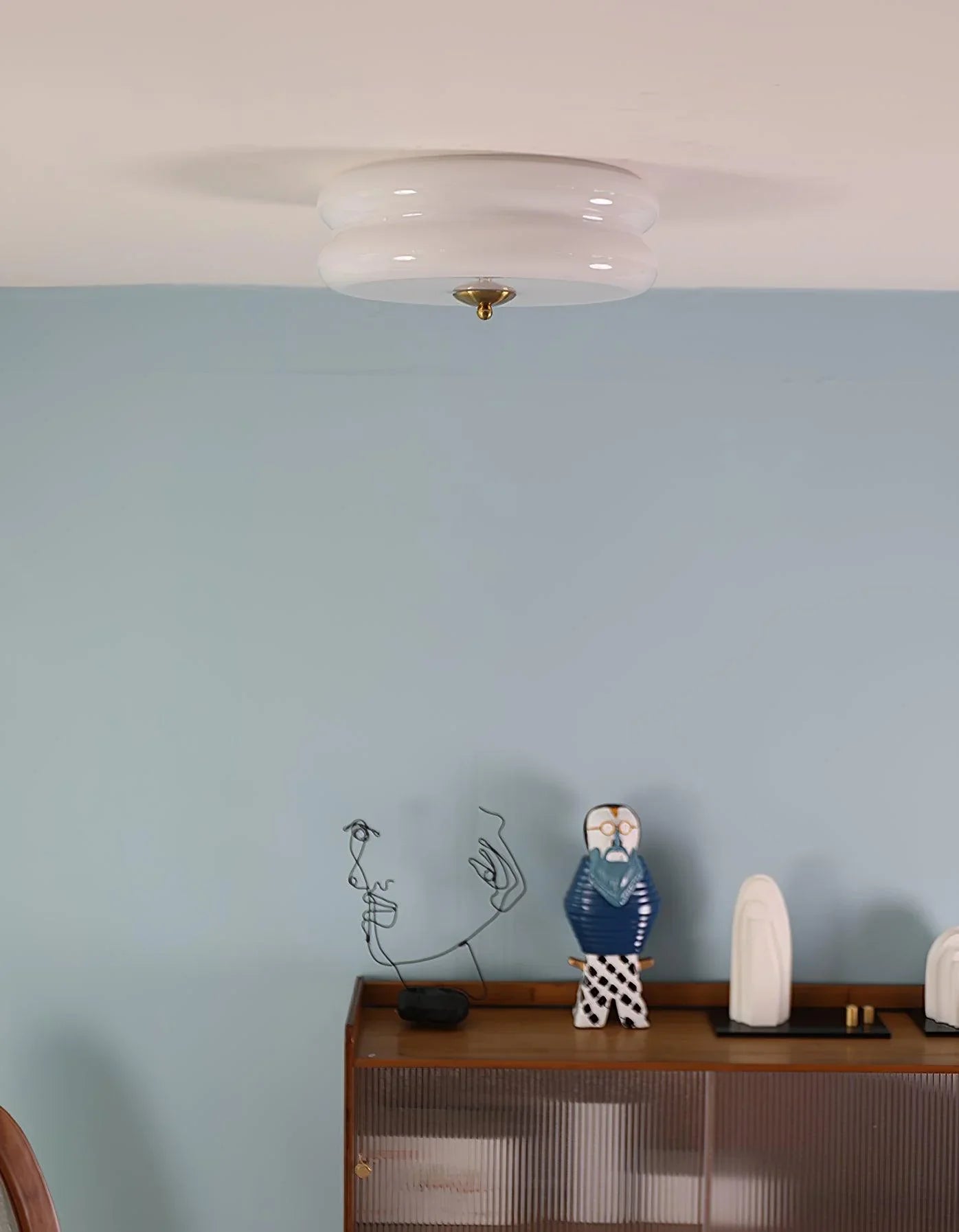 Moderne Loftlampe – Rund LED-lampe til Soveværelse, Stue og Gang