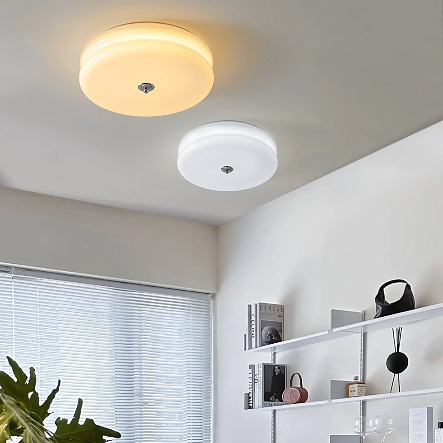Moderne Loftlampe – Rund LED-lampe til Soveværelse, Stue og Gang