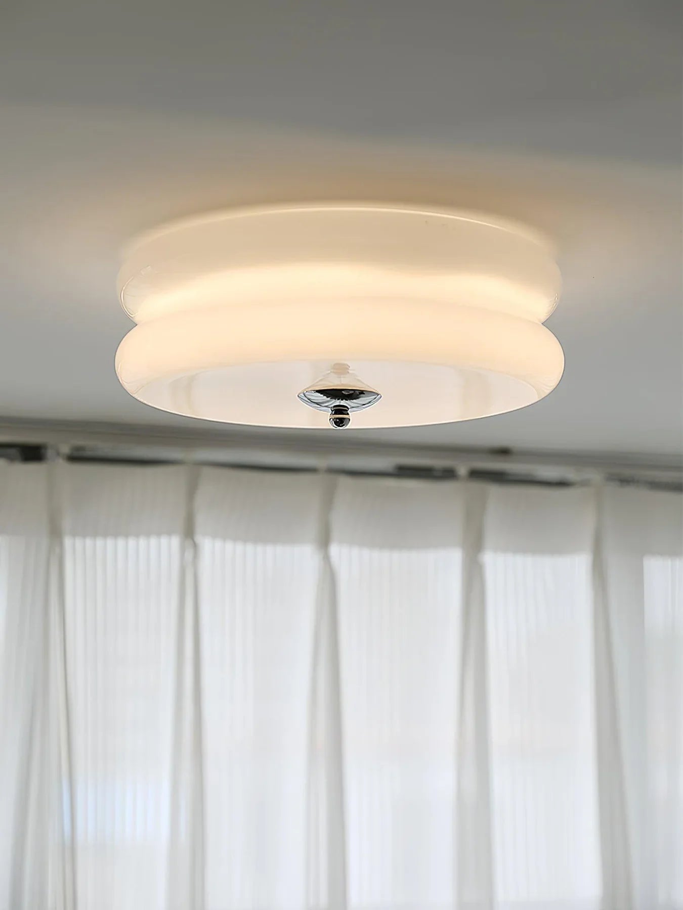 Moderne Loftlampe – Rund LED-lampe til Soveværelse, Stue og Gang