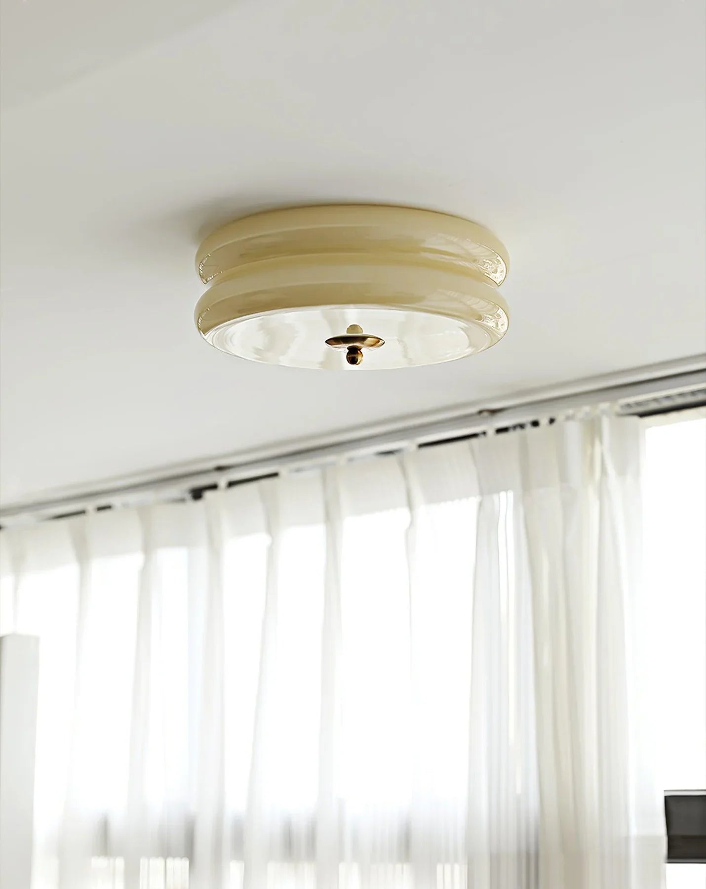 Moderne Loftlampe – Rund LED-lampe til Soveværelse, Stue og Gang