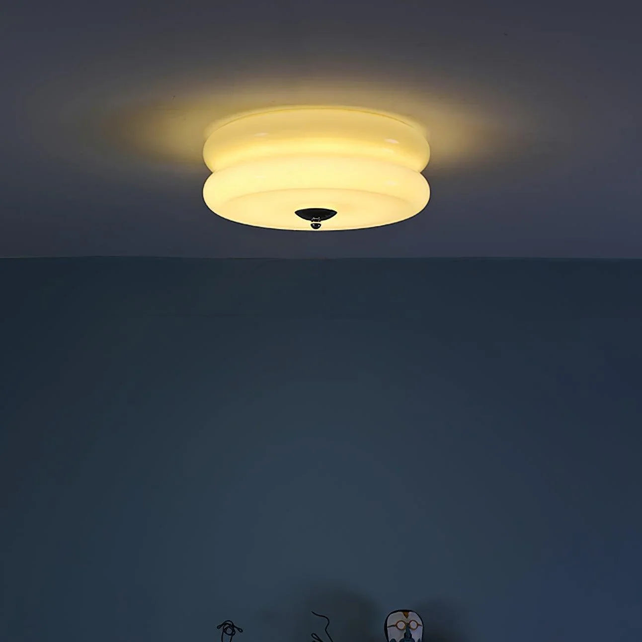 Moderne Loftlampe – Rund LED-lampe til Soveværelse, Stue og Gang