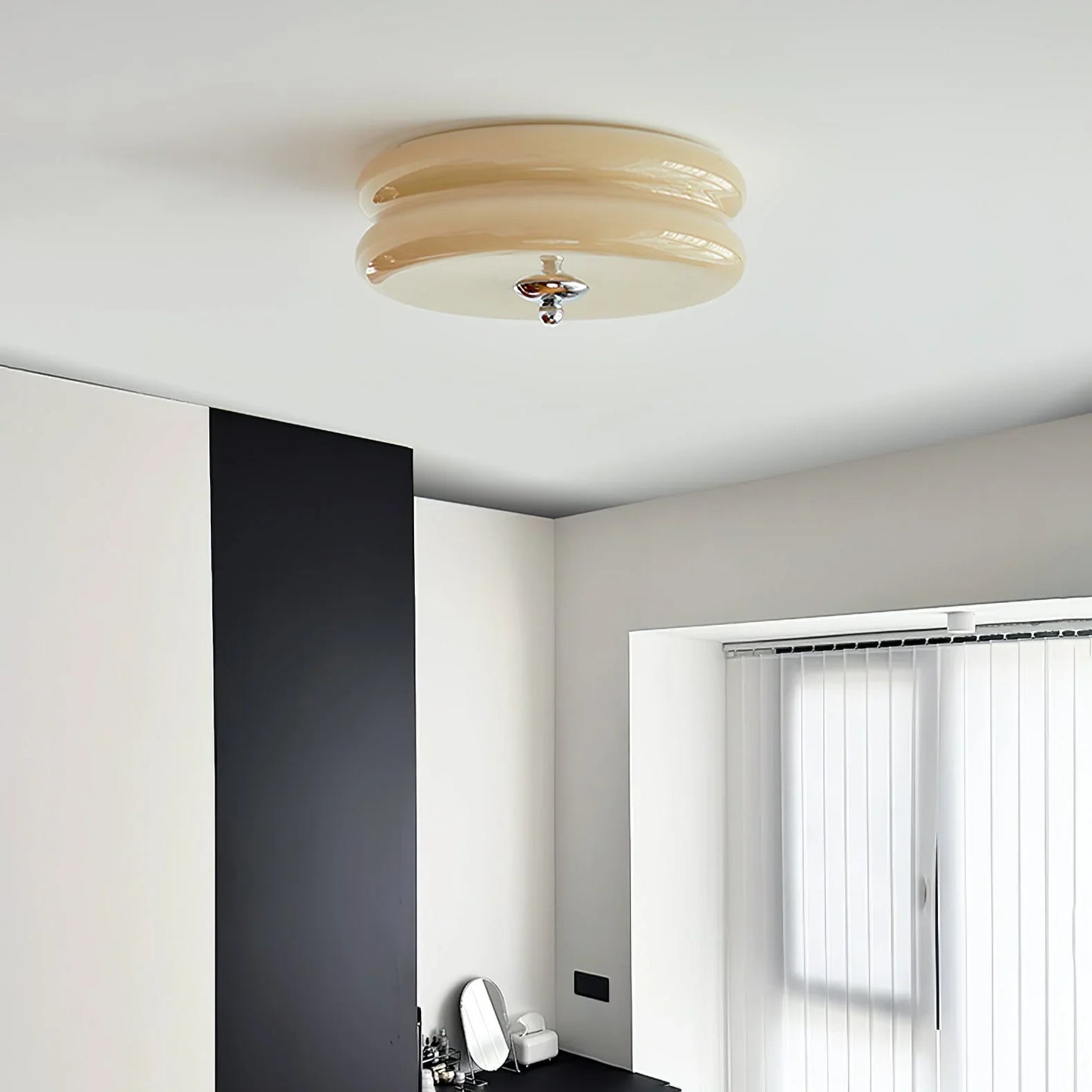 Moderne Loftlampe – Rund LED-lampe til Soveværelse, Stue og Gang