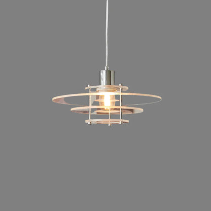Moderne akryl pendellampe med geometrisk design