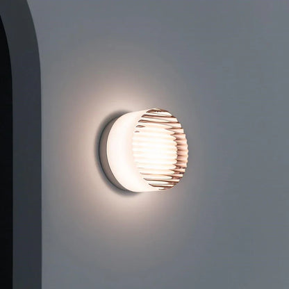 Moderne rund LED væglampe