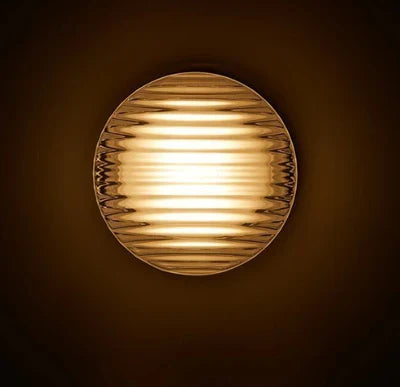 Moderne rund LED væglampe