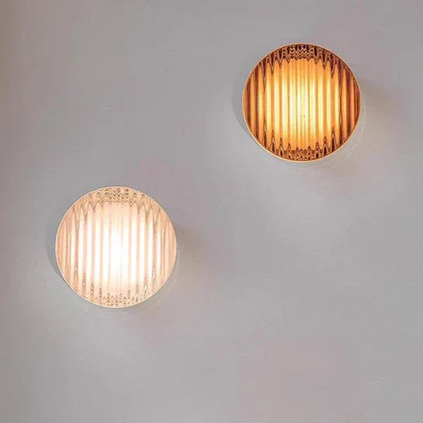 Moderne rund LED væglampe