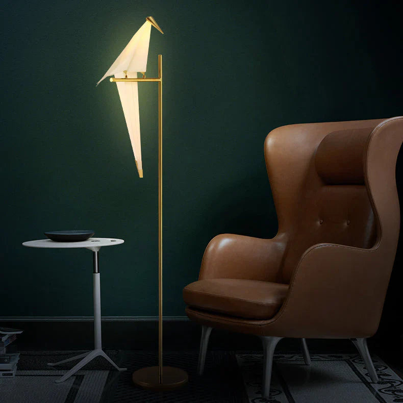 Origami Fugl Lampe | Moderne dekorativ bord- og gulvlampe