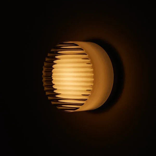 Moderne rund LED væglampe