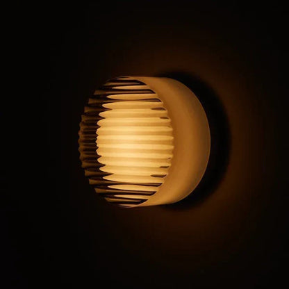 Moderne rund LED væglampe