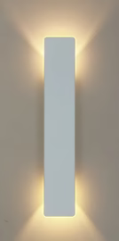 Moderne udendørs væglampe med LED op/ned-lys, IP65 vandtæt, vertikal design