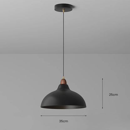 Moderne pendellampe med trædetalje