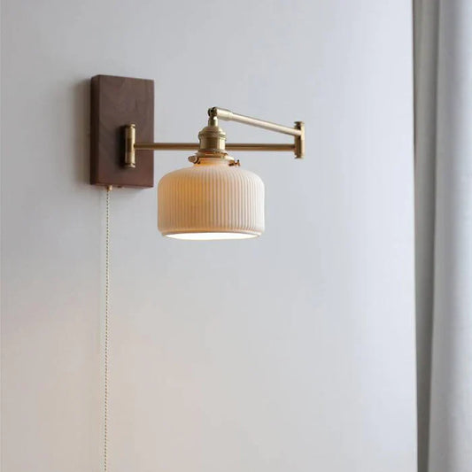 Væglampe med bevægeligt arm – Retro stil
