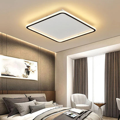 Moderne firkantet LED-loftlampe – minimalistisk design