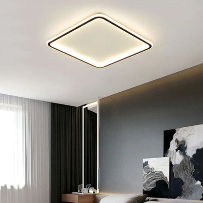 Moderne firkantet LED-loftlampe – minimalistisk design