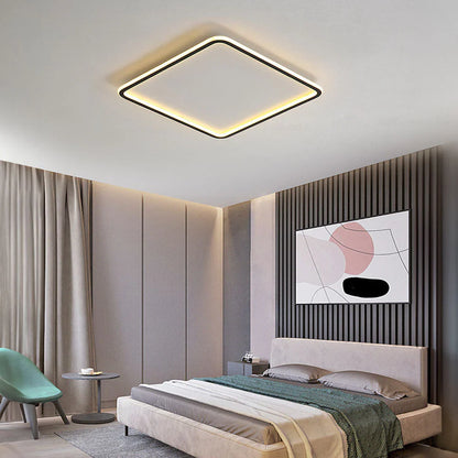 Moderne firkantet LED-loftlampe – minimalistisk design