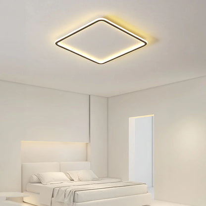 Moderne firkantet LED-loftlampe – minimalistisk design