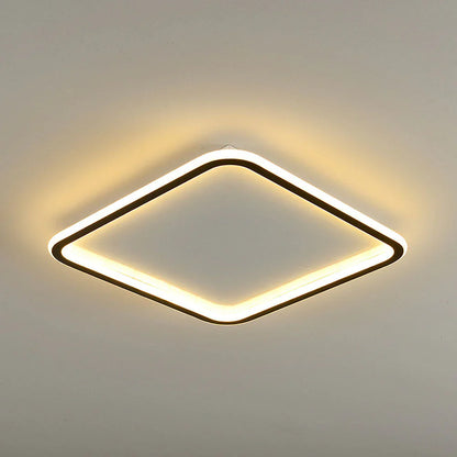 Moderne firkantet LED-loftlampe – minimalistisk design