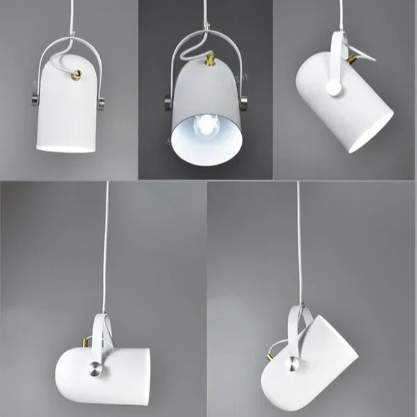 Moderne justerbar pendellampe – farverig designerlampe