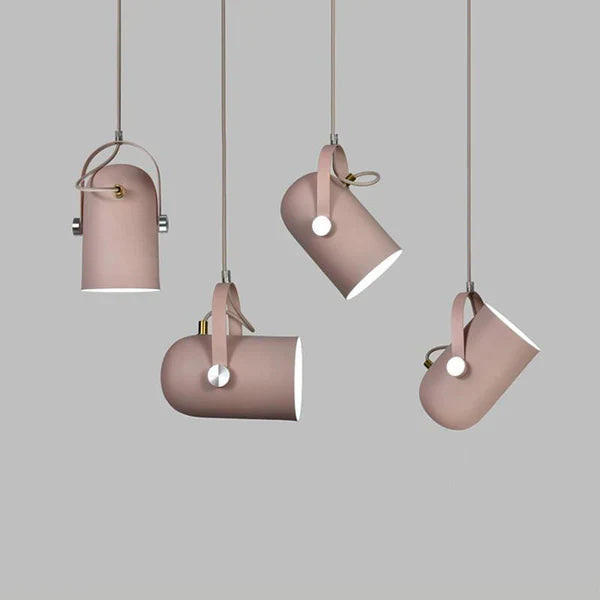 Moderne justerbar pendellampe – farverig designerlampe