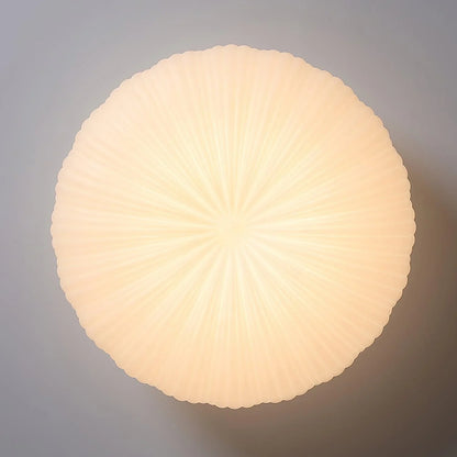 Moderne loftlampe med kuppelskærm – Inspireret af muslingen, japandi-stil