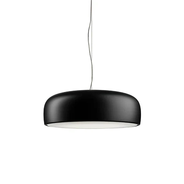 Moderne LED-pendellampe i diskform