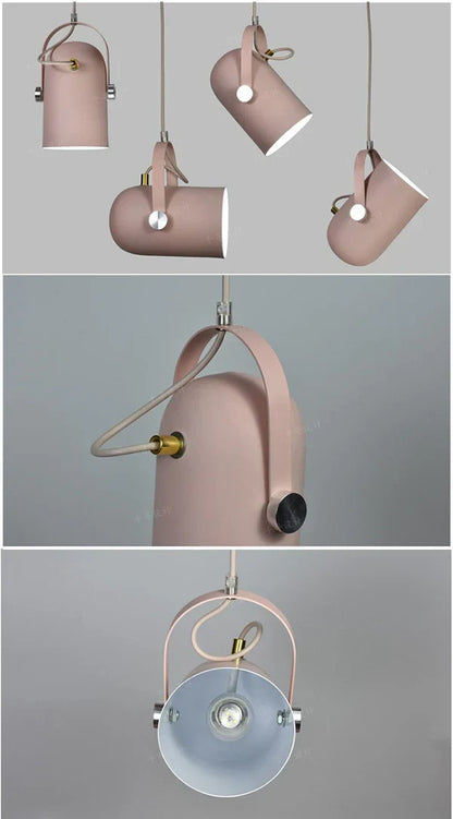 Moderne justerbar pendellampe – farverig designerlampe