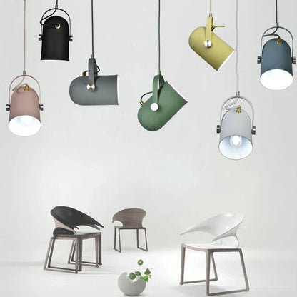 Moderne justerbar pendellampe – farverig designerlampe