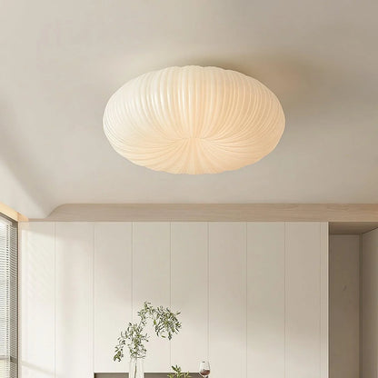 Moderne loftlampe med kuppelskærm – Inspireret af muslingen, japandi-stil