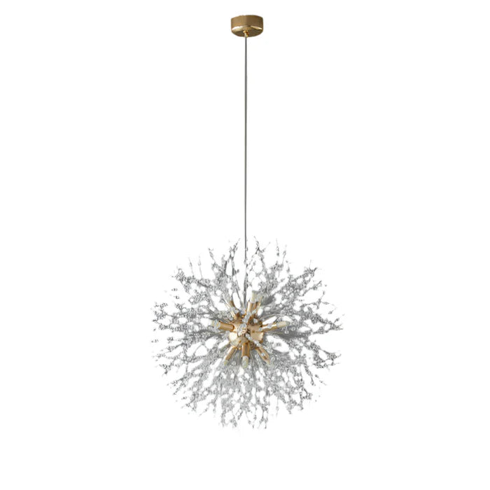 Eksklusiv lysekrone med krystaller – Loftlampe til elegante interiører