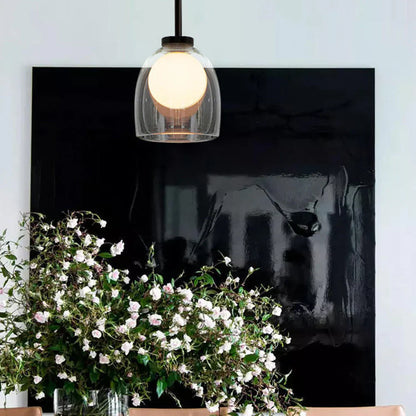 Elegant pendellampe i glas – moderne minimalisme