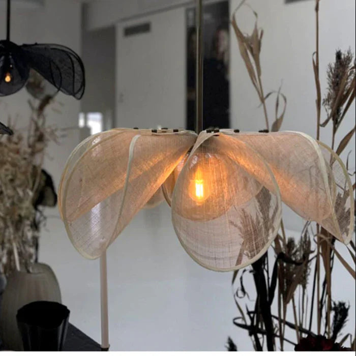 Blomsterformet pendellampe – moderne boho-design