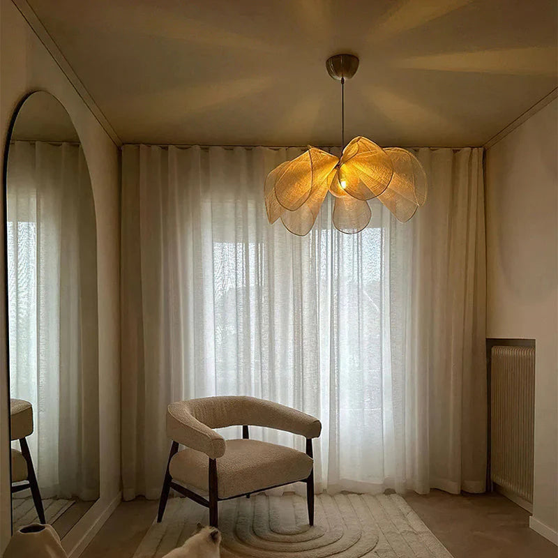Blomsterformet pendellampe – moderne boho-design